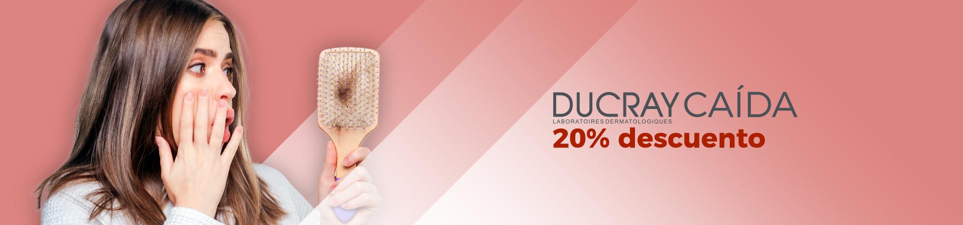 20% descuento en los productos de caída del cabello de Ducray