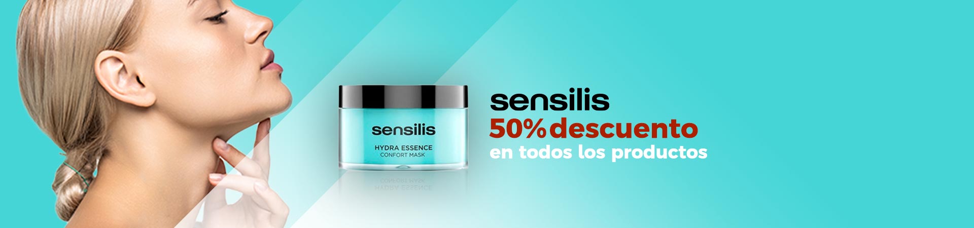 50% de descuento en todos los productos de sensilis
